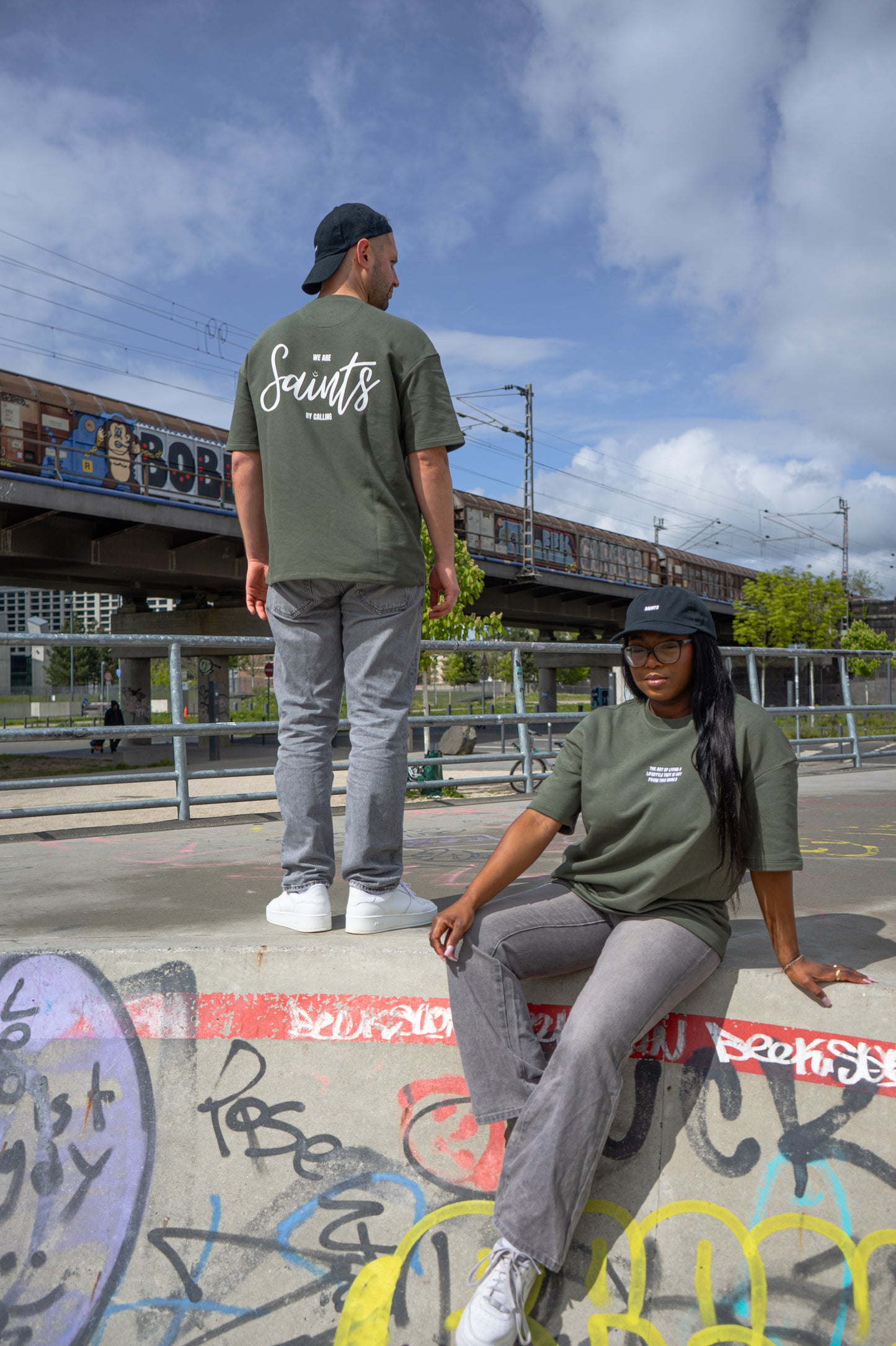 The "Saints" Heavy Tee